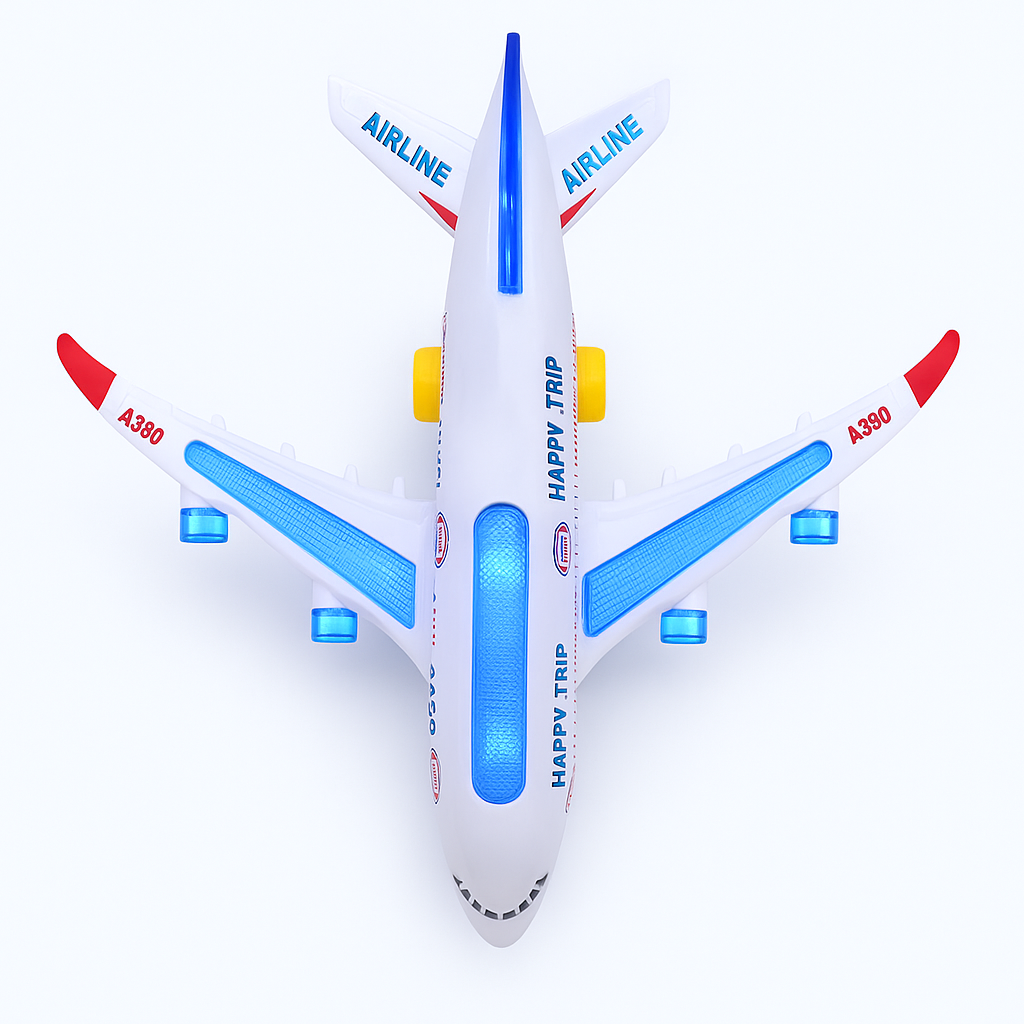 SkyFlyer – Interaktivt og Lærerigt Legetøjsfly til Børn